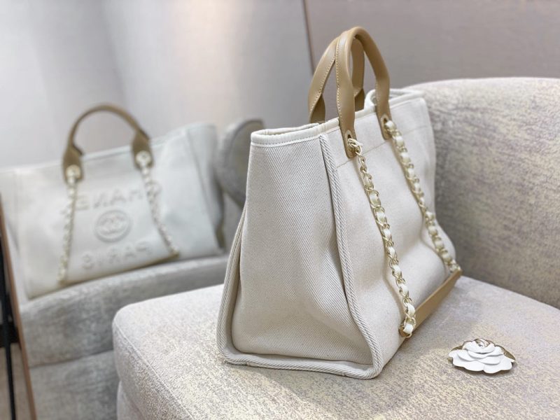 20210321_i1616259067_6241_3_jpg CC DEAUVILLE TOTE BAG WHITE CANVAS MOP LOGO