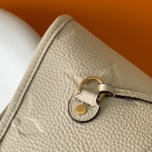 NEVERFULL MM 32 WHITE MONOGRAM EMPREINTE LEATHER