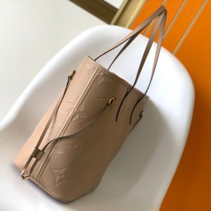 NEVERFULL MM 32 BEIGE MONOGRAM EMPREINTE LEATHER