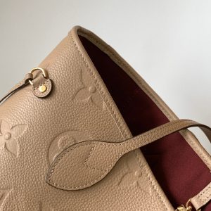 NEVERFULL MM 32 BEIGE MONOGRAM EMPREINTE LEATHER