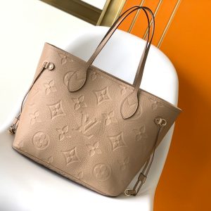 NEVERFULL MM 32 BEIGE MONOGRAM EMPREINTE LEATHER