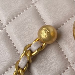 Classic Mini Flap Bag 17cm Pastel Pink Lambskin Gold Hardware