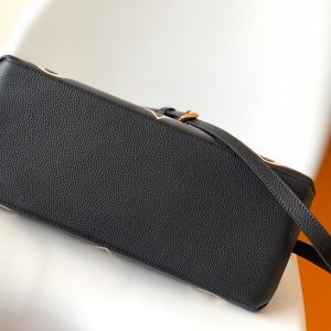 LV Petit Palais Bag Black White Cowhide 241141