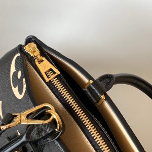 LV Petit Palais Bag Black White Cowhide 241141