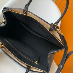 LV Petit Palais Bag Black White Cowhide 241141