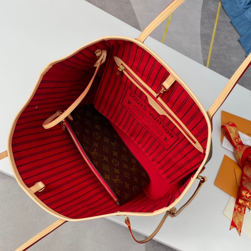 20220515_i1652550267_8350_6_jpg NEVERFULL MM 32 BROWN RED MONOGRAM CANVAS