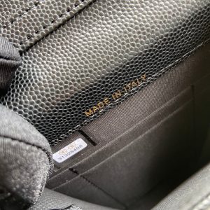 CC Phone Holder Pale & Air Pod Bag Black Caviar Diamond Hardware 229776