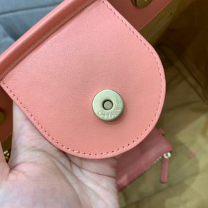 CC DEAUVILLE TOTE BAG 39CM ORANGE CALFSKIN MULTICOLOR LOGO