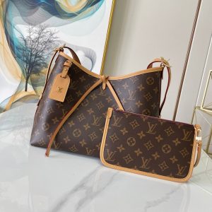 CARRYALL PM 29 BROWN BEIGE MONOGRAM CANVAS