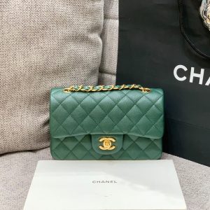 20220929_i1664442389_7094_0_jpg flap bag mini 20cm dark blue green caviar gold hardware
