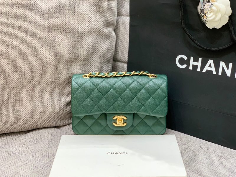 20220929_i1664442389_7094_0_jpg flap bag mini 20cm dark blue green caviar gold hardware