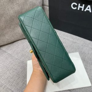 20220929_i1664442389_9940_4_jpg flap bag mini 20cm dark blue green caviar gold hardware