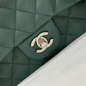 20220929_i1664442441_3172_3_jpg flap bag mini 20cm dark blue green caviar silver hardware