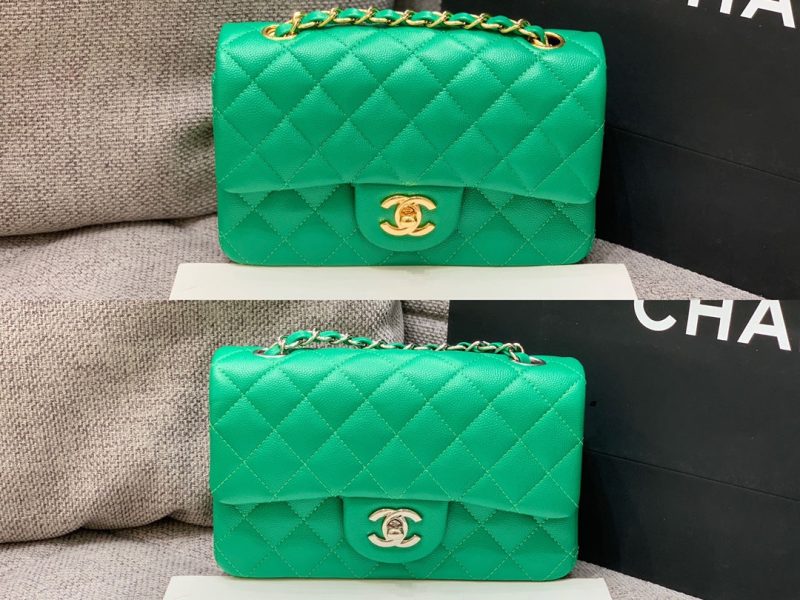 20220929_i1664442816_8925_8_jpg flap bag mini 20cm dark green caviar silver hardware