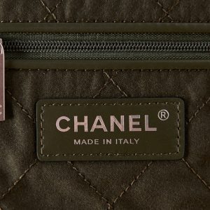 cc 22 hobo olive calfskin silver hardware