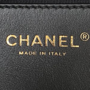 CC 2025 hobo handbag 24 black gray wool