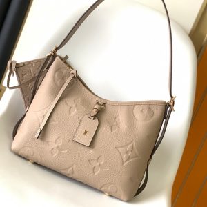 20221202_i1669968951_2735_0_jpg CARRYALL PM 29 BEIGE MONOGRAM GRAINED COWHIDE LEATHER