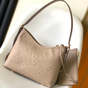 20221202_i1669968951_5424_2_jpg CARRYALL PM 29 BEIGE MONOGRAM GRAINED COWHIDE LEATHER