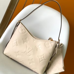 20221202_i1669969262_8837_2.jpg_1 CARRYALL PM 29 WHITE MONOGRAM GRAINED COWHIDE LEATHER