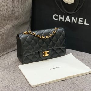 20221206_i1670337123_4214_5_jpg flap bag mini 20cm black lambskin gold hardware