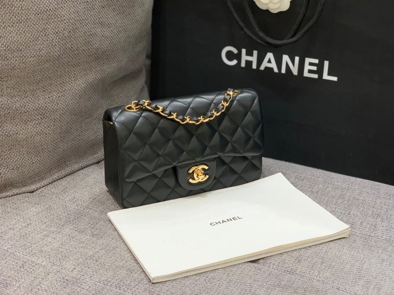 20221206_i1670337123_4214_5_jpg flap bag mini 20cm black lambskin gold hardware