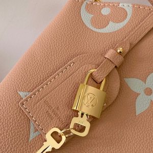 LV Petit Palais Bag Pink White Cowhide 241147