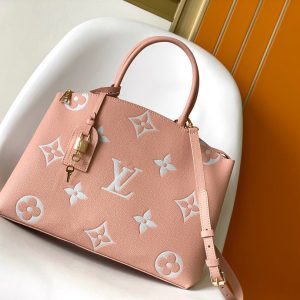 LV Petit Palais Bag Pink White Cowhide 241147