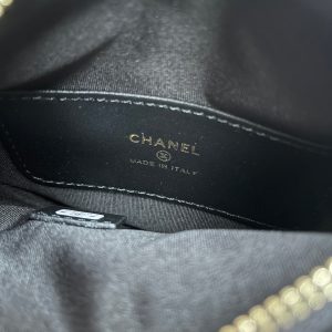 MINI HOBO BAG 16 IN BLACK LAMBSKIN