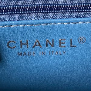 20230314_i1678728645_1388_7_jpg 23P Flap Bag 19cm Denim Silver Hardware