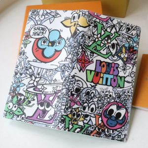 LV Brazza Wallet Monogram Comics Canvas 195895