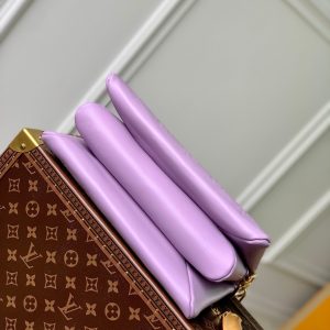 coussin pm 26cm purple monogram empreinte calfskin