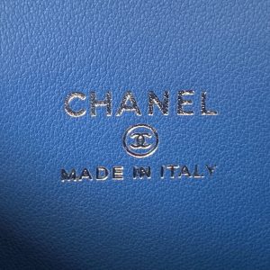 23P Vanity 11cm Denim Silver Hardware