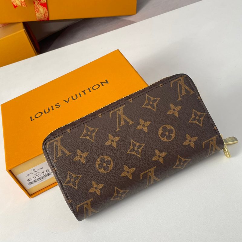 LV Double Zippy XL Wallet Brown Monogram Canvas 221554