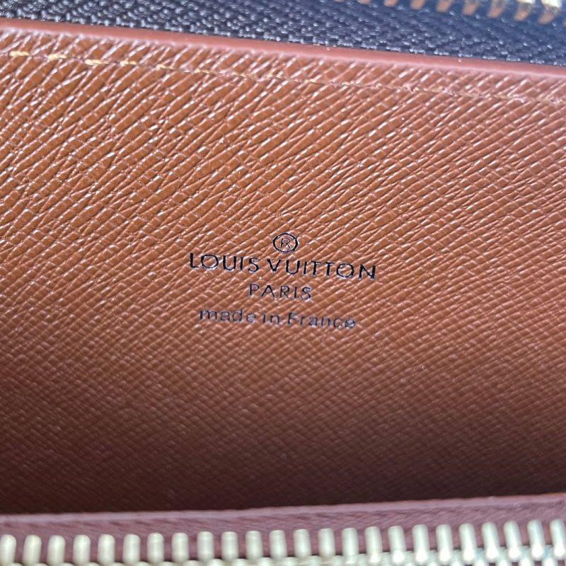 LV Double Zippy XL Wallet Brown Monogram Canvas 221554