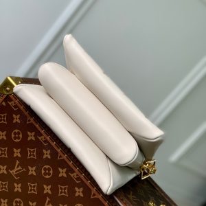 coussin bb 21 cream pink black monogram empreinte calfskin gold hardware