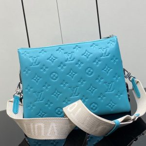 coussin pm 26cm tiffany blue monogram empreinte calfskin