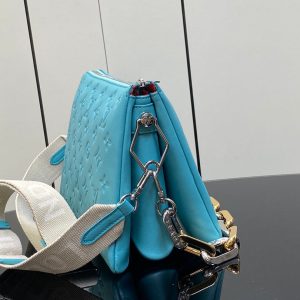 coussin pm 26cm tiffany blue monogram empreinte calfskin