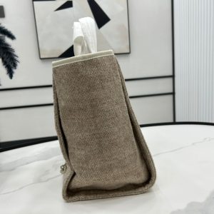 CC Deauville Tweed Bag White Leather Silver Hardware 13