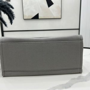 CC Deauville Tweed Bag Dark Brown Leather Silver Hardware 20