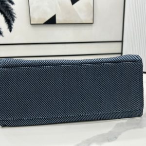 20230722_i1689970985_9406_6_jpg CC Deauville Tweed Bag Black Leather Gold Hardware 23