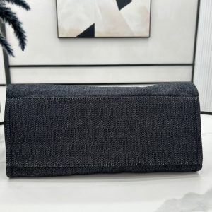 CC Deauville Tweed Bag Black Leather Gold Hardware 25