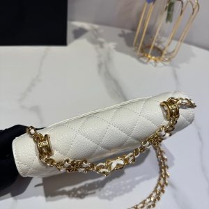 20230801_i1690828317_4572_7_jpg CC 24K Woc 19cm Cream Grained Calfskin Gold Hardware