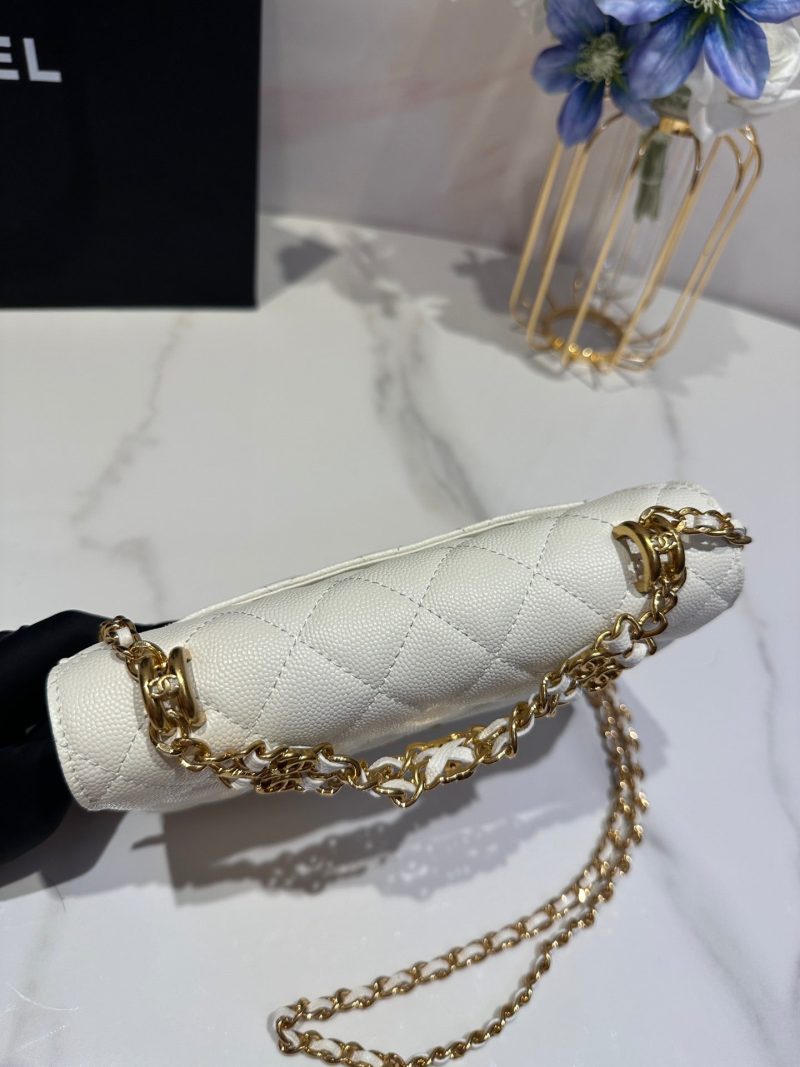 20230801_i1690828317_4572_7_jpg CC 24K Woc 19cm Cream Grained Calfskin Gold Hardware