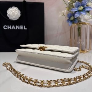 20230801_i1690828317_7145_4_jpg CC 24K Woc 19cm Cream Grained Calfskin Gold Hardware