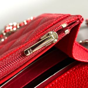 CC WOC 19 RED CAVIAR SILVER HARDWARE