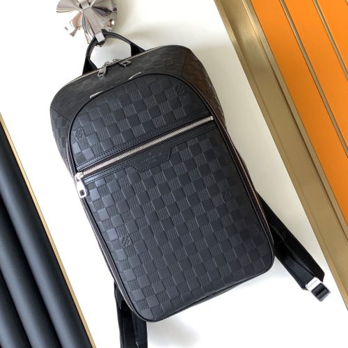 LV Michael Backpack Black Damier Infini Onyx Leather