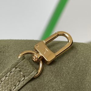 NEVERFULL MM 32 KHAKI CREAM MONOGRAM EMPREINTE LEATHER