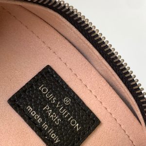 MARELLINI 19 BLACK EPI GRAINED LEATHER