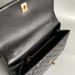 20230828_i1693207967_4133_6_jpg coco handle large flap bag 28cm black quilted caviar gold hardware