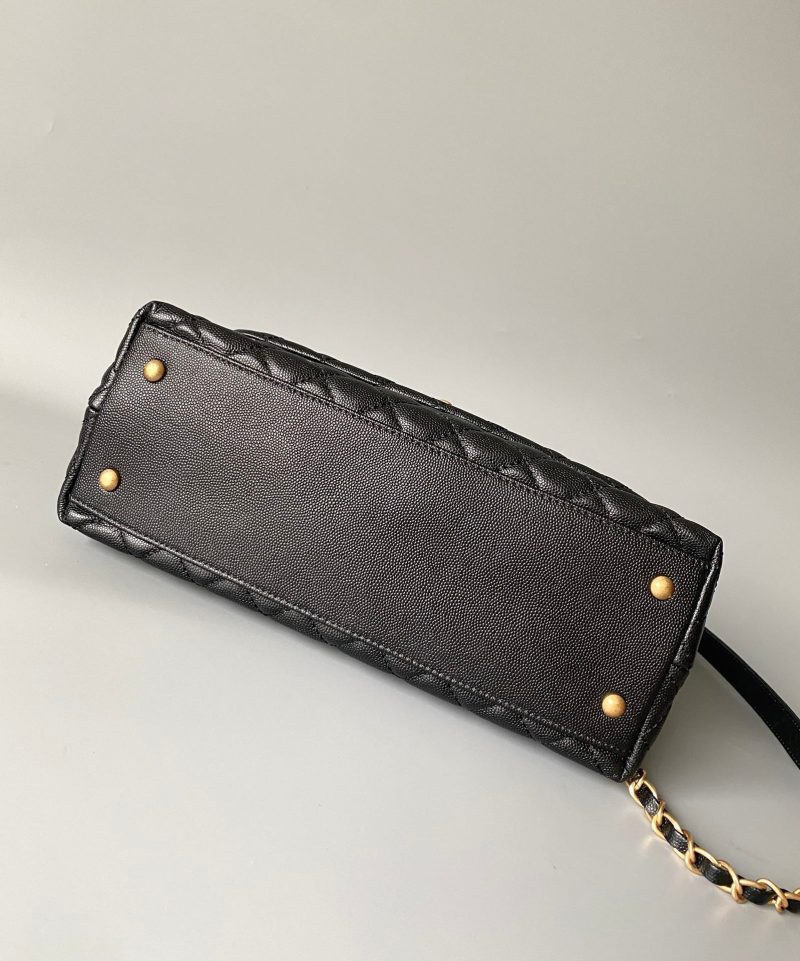 20230828_i1693207967_5630_5_jpg coco handle large flap bag 28cm black quilted caviar gold hardware